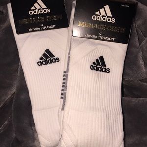Adidas Basketball Socks (White)